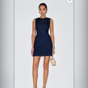 Reformation Citron Mini Denim Dress